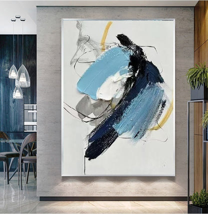 Handcrafted Abstract Painting Fine Art For Homedecor MA1590