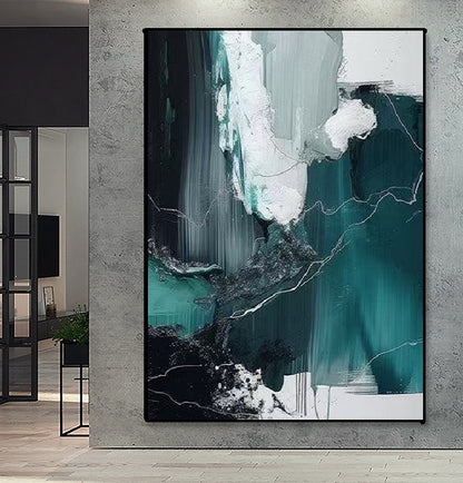 Handcrafted Abstract Painting Fine Art For Homedecor MA1595A