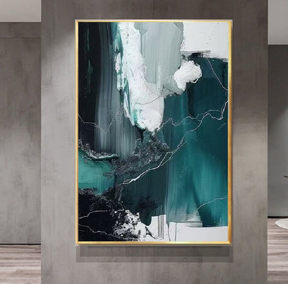 Handcrafted Abstract Painting Fine Art For Homedecor MA1595A