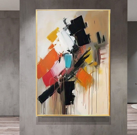 Handcrafted  Oil Paintings Acrylic paintings On Canvas Abstract paintings Wall Art MA1598