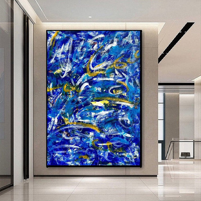 Handcrafted Abstract Painting Fine Art For Homedecor MA1606