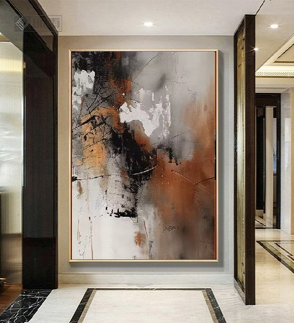 Handcrafted Abstract Painting Fine WallArt For Homedecor MA1607