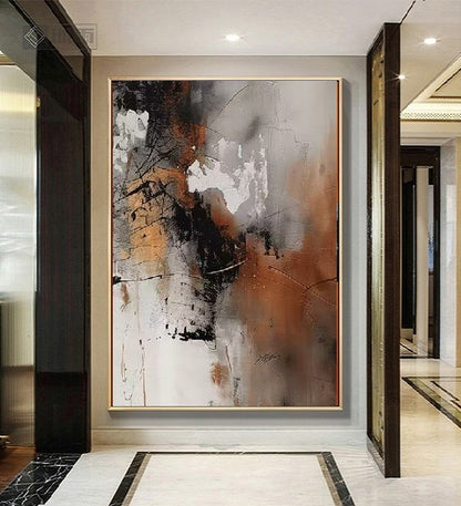 Handcrafted Abstract Painting Fine WallArt For Homedecor MA1607