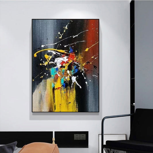 Handcrafted Abstract Painting Fine WallArt For Homedecor MA1608