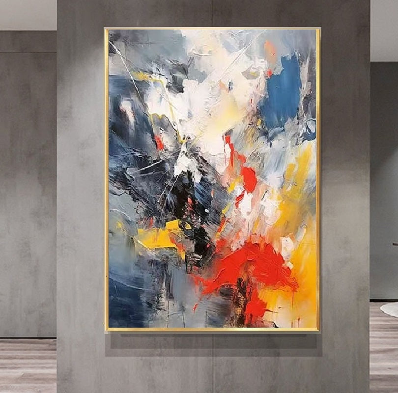 Handcrafted  Oil Paintings Acrylic paintings On Canvas Abstract paintings Wall Art MA1617