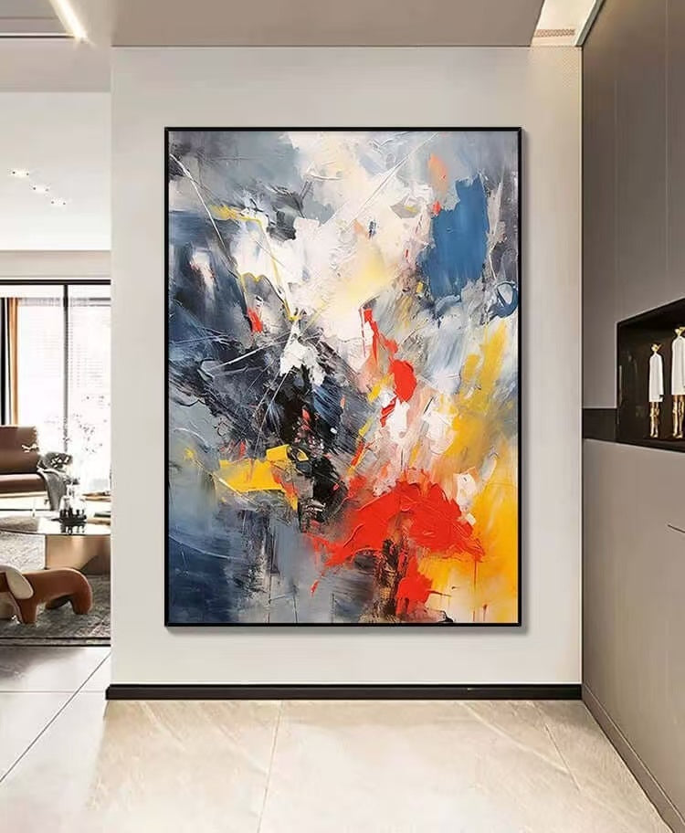 Handcrafted  Oil Paintings Acrylic paintings On Canvas Abstract paintings Wall Art MA1617