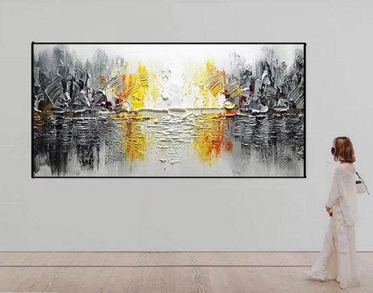 Handcrafted Modern Painting Fine Art For Homedecor MB1006