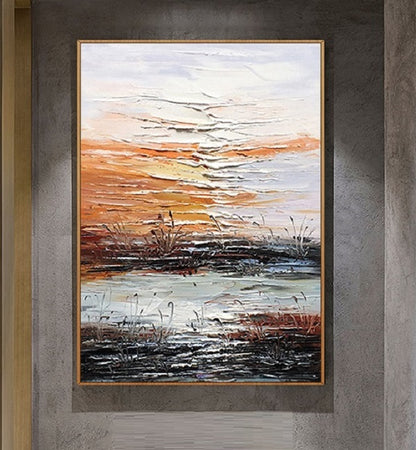 Handcrafted Modern Painting Fine Art For Homedecor MB1016