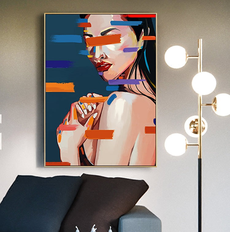 Handcrafted Modern Painting Fine Art For Homedecor MB1018