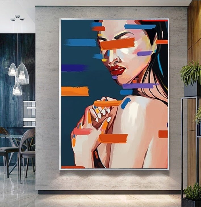 Handcrafted Modern Painting Fine Art For Homedecor MB1018
