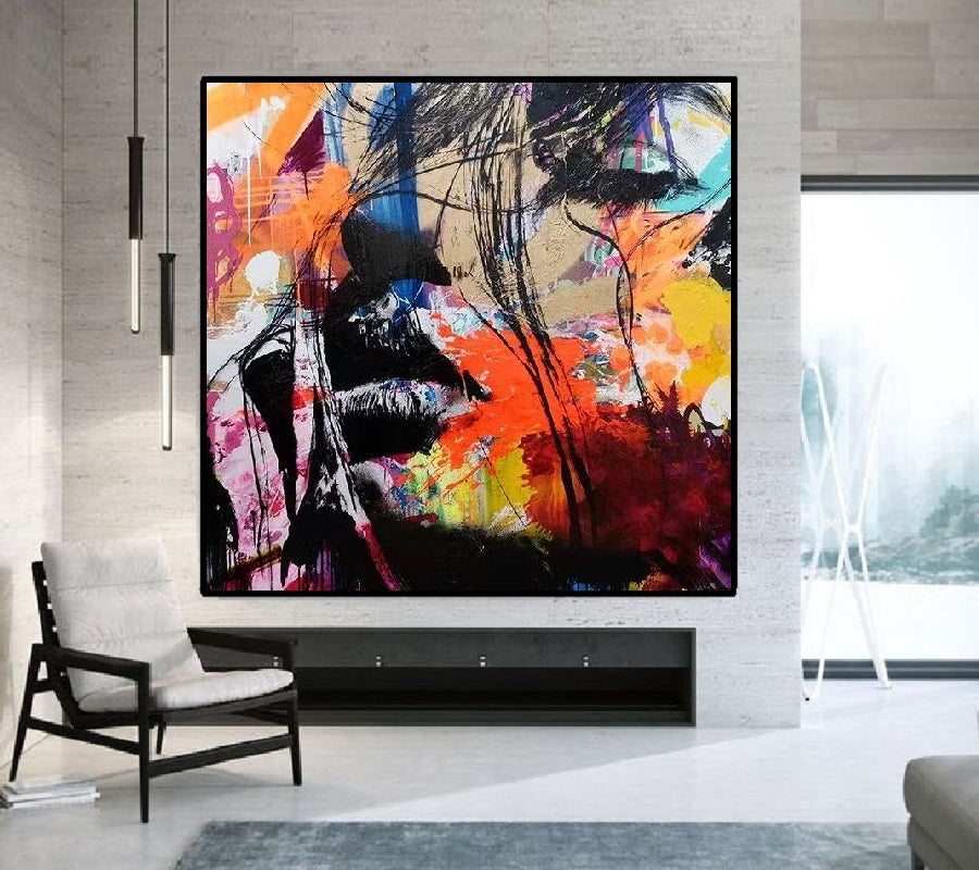 Handcrafted Modern Painting Fine Art For Homedecor MB1042