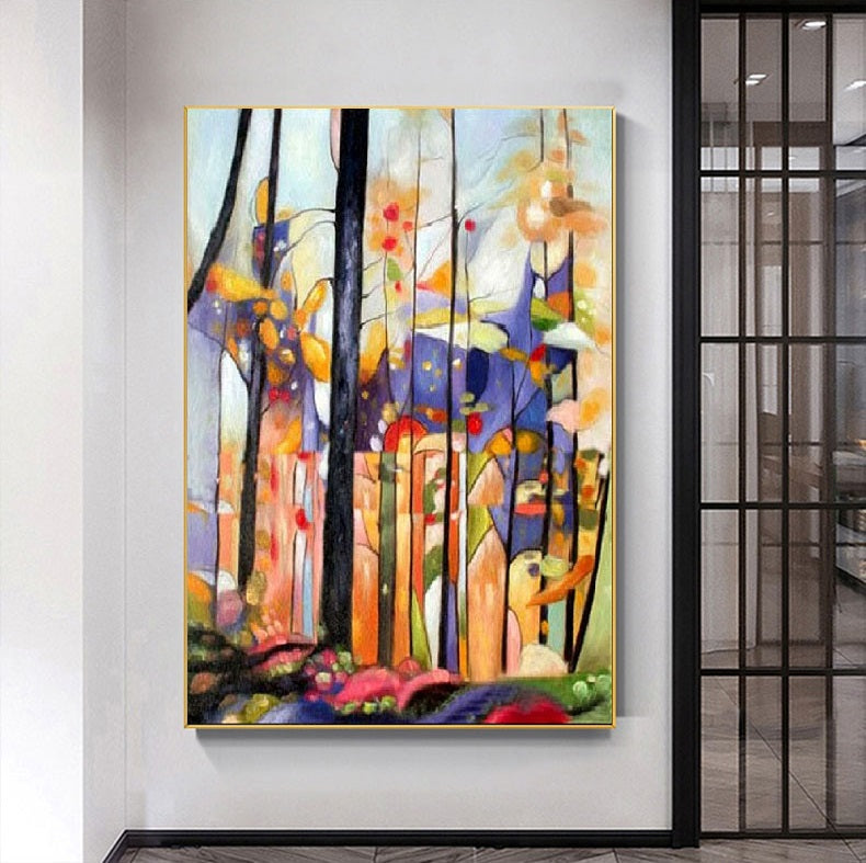 Handcrafted  Oil Paintings Acrylic paintings On Canvas Abstract Paintings Modern Art MB1049