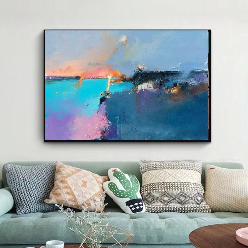 Handcrafted  Oil Paintings Acrylic paintings On Canvas Abstract paintings Wall Art MA1611