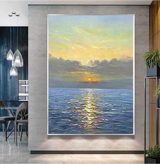 Handcrafted Modern Painting Fine Art For Homedecor MB1078