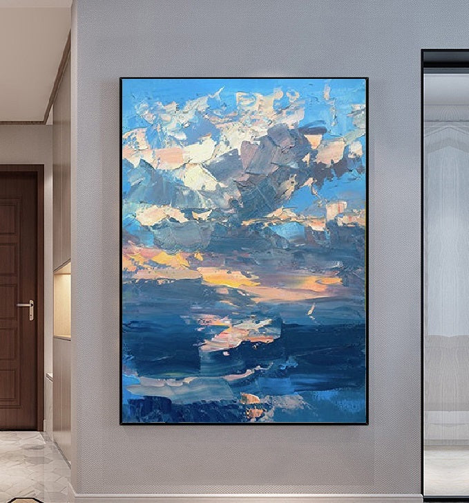 Handcrafted  Oil Paintings Acrylic paintings On Canvas Abstract paintings Wall Art MA1616