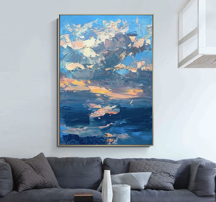 Handcrafted  Oil Paintings Acrylic paintings On Canvas Abstract paintings Wall Art MA1616