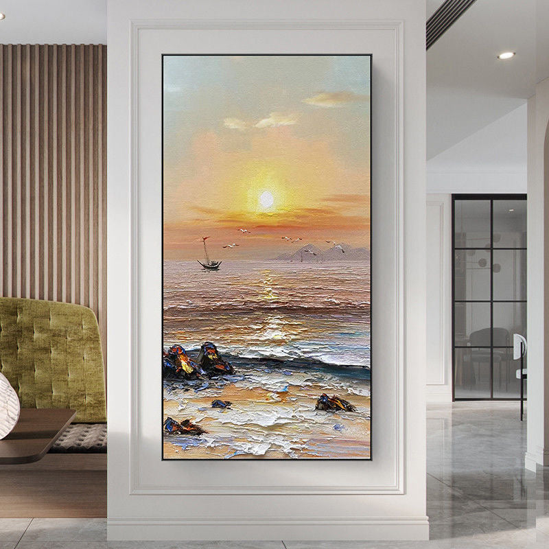 Handcrafted  Oil Paintings Acrylic paintings On Canvas Abstract Paintings Modern Art MB1082