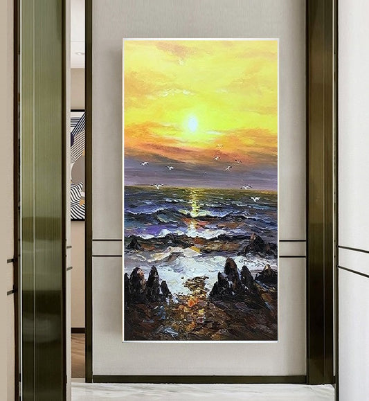 Handcrafted Modern Painting Fine Art For Homedecor MB1083
