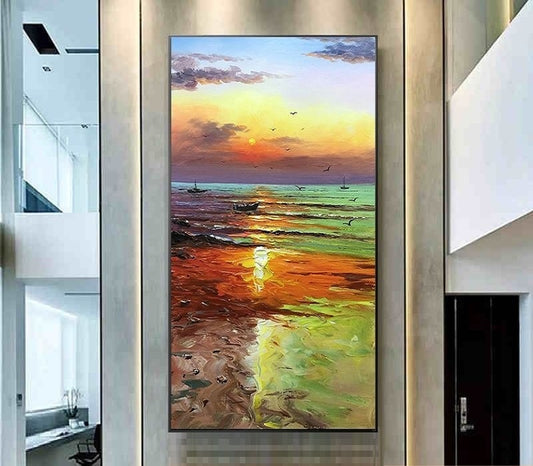 Handcrafted Modern Painting Fine Art For Homedecor MB1084