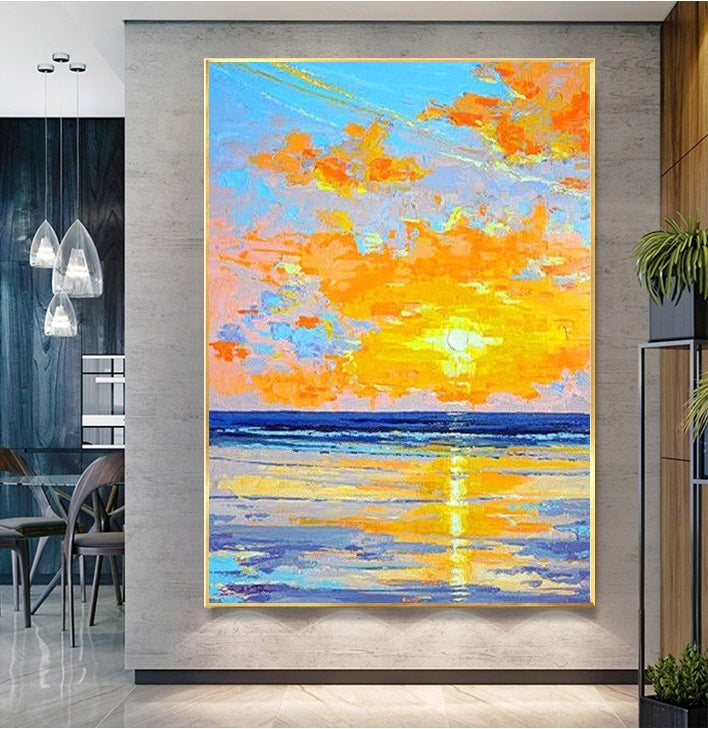 Handcrafted  Oil Paintings Acrylic paintings On Canvas Abstract Paintings Modern Art MB1086