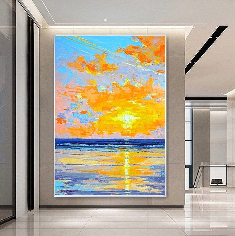 Handcrafted  Oil Paintings Acrylic paintings On Canvas Abstract Paintings Modern Art MB1086