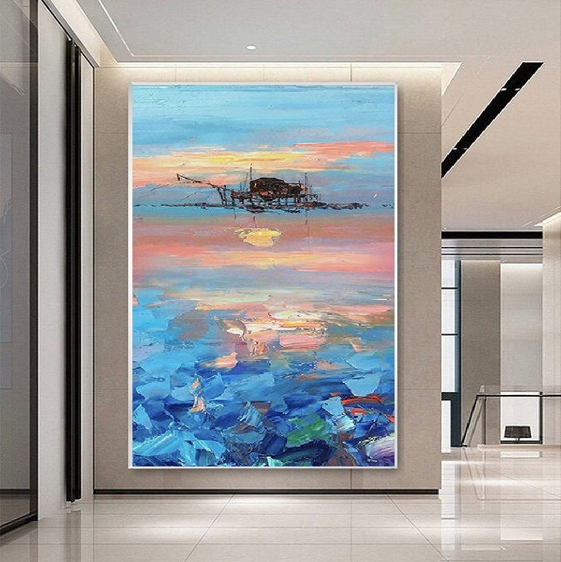 Handcrafted Modern Painting Fine Art For Homedecor MB1089