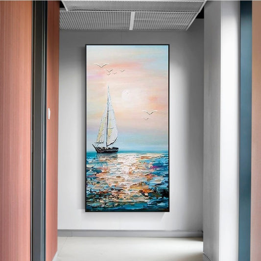 Handcrafted Modern Painting Fine Art For Homedecor MB1094