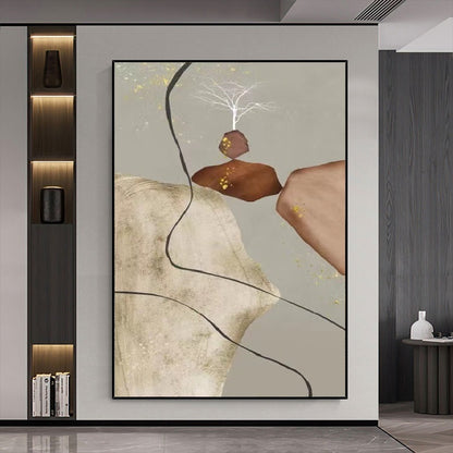Handcrafted Modern Painting Fine Art For Homedecor MB1101A