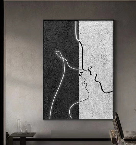 Handcrafted Modern Painting Fine Art For Homedecor MB1102A