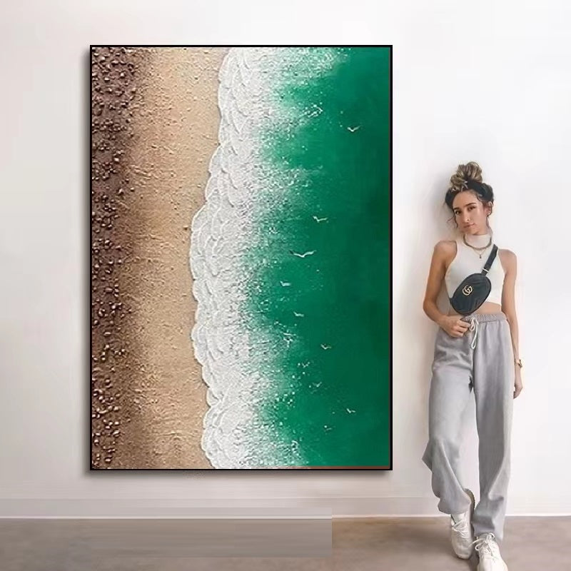 Handcrafted Modern Painting Fine Art For Homedecor MB1109B