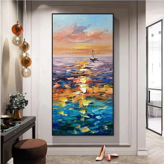 Handcrafted Modern Painting Fine Art For Homedecor MB1115