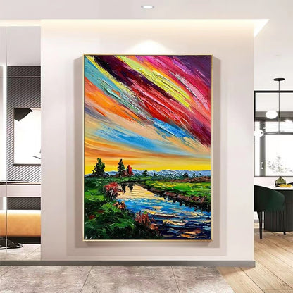 Handcrafted Modern Painting Fine Art For Homedecor MB1117