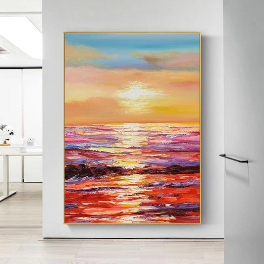 Handcrafted Modern Painting Fine Art For Homedecor MB1120