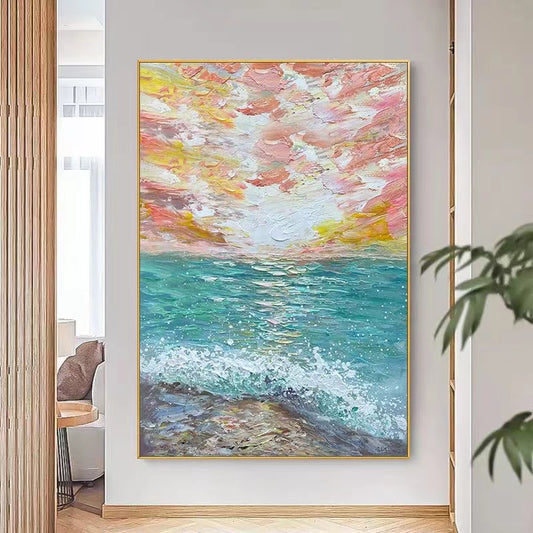Handcrafted Modern Painting Fine Art For Homedecor MB1121
