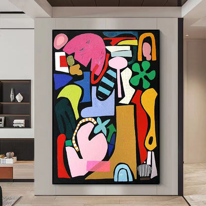 Handcrafted  Oil Paintings Acrylic paintings On Canvas Abstract paintings Wall Art MA1024