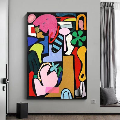 Handcrafted  Oil Paintings Acrylic paintings On Canvas Abstract paintings Wall Art MA1024