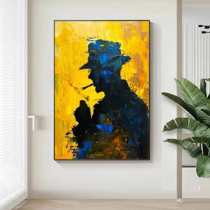 Handcrafted Modern Painting Fine Art For Homedecor MB1145