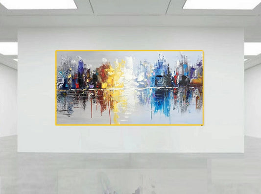 Handcrafted Modern Painting Fine Art For Homedecor MB1149