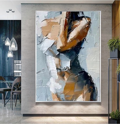 Handcrafted Modern Painting Fine Art For Homedecor MB1154
