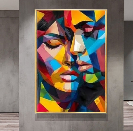Handcrafted Modern Painting Fine Art For Homedecor MB1156