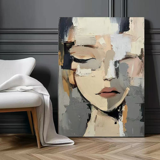 Handcrafted Modern Painting Fine Art For Homedecor MB1157