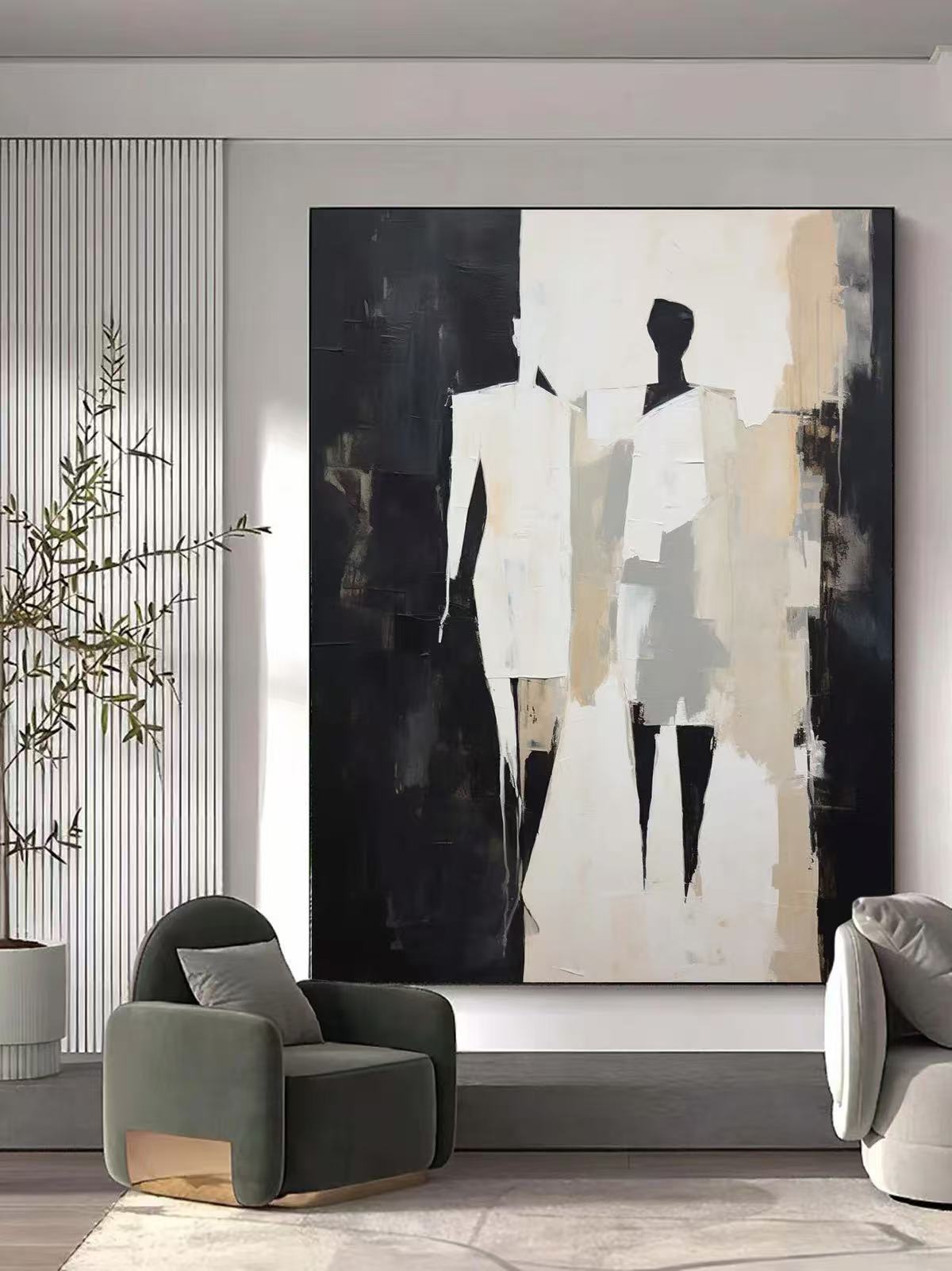 Handcrafted  Oil Paintings Acrylic paintings On Canvas Abstract Paintings Modern Art MB1164A
