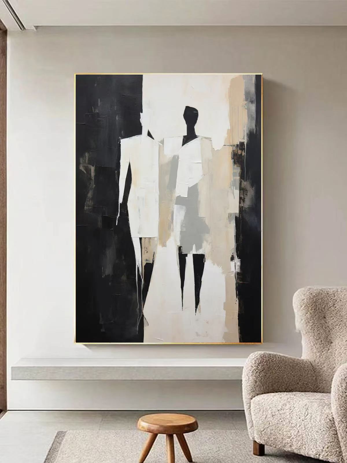 Handcrafted  Oil Paintings Acrylic paintings On Canvas Abstract Paintings Modern Art MB1164A