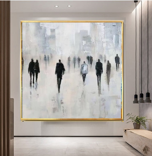 Handcrafted Modern Painting Fine Art For Homedecor MB1165