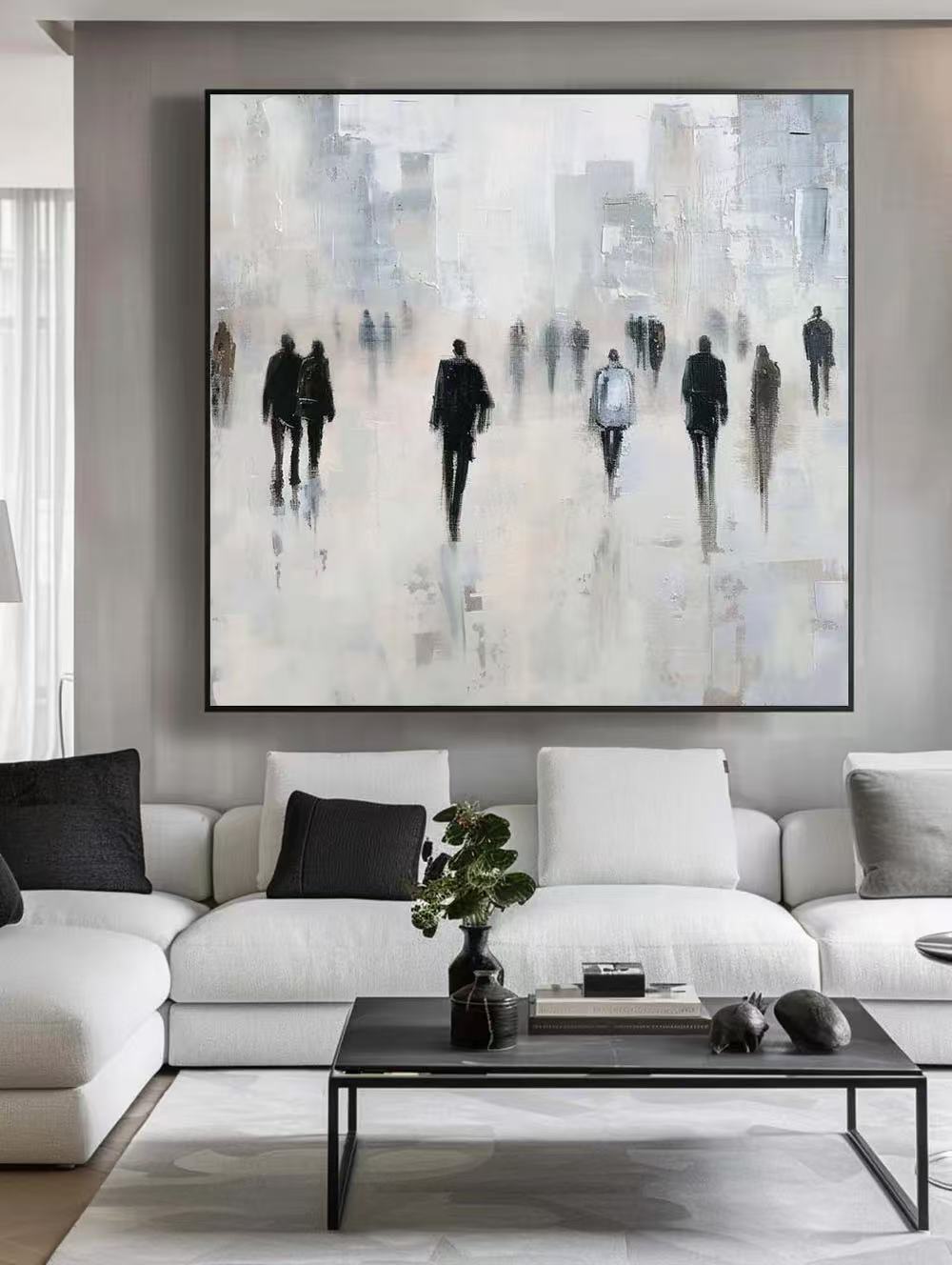 Handcrafted Modern Painting Fine Art For Homedecor MB1165