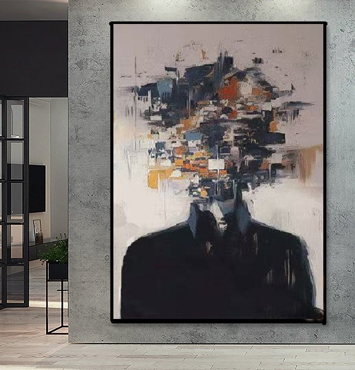 Handcrafted  Oil Paintings Acrylic paintings On Canvas Abstract Paintings Modern Art MB1166