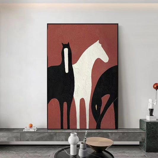 Handcrafted Modern Animal Painting Fine Wall Art For Homedecor MDA1001