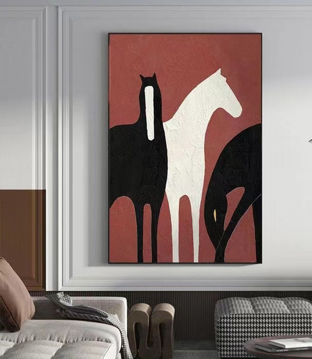 Handcrafted Modern Animal Painting Fine Wall Art For Homedecor MDA1001