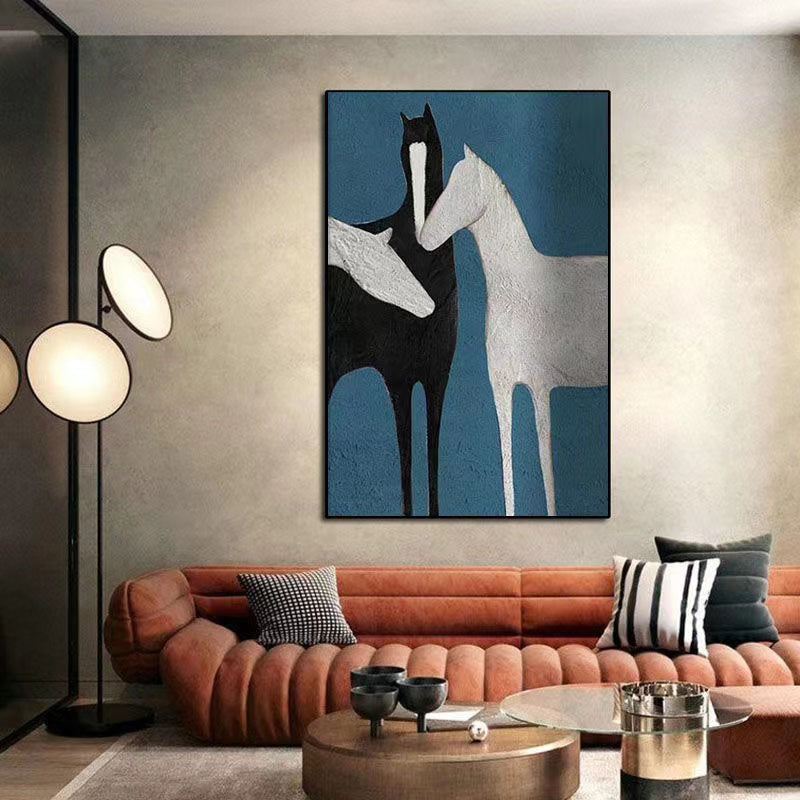Handcrafted Modern Animal Painting Fine Wall Art For Homedecor MDA1002