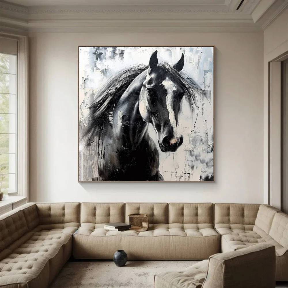 Handcrafted Modern Animal Painting Fine Wall Art For Homedecor MDA1003